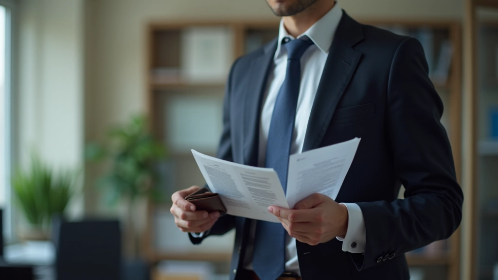 Personne tenant un portefeuille et des documents financiers, représentant l'impact des décisions économiques sur l'épargne personnelle