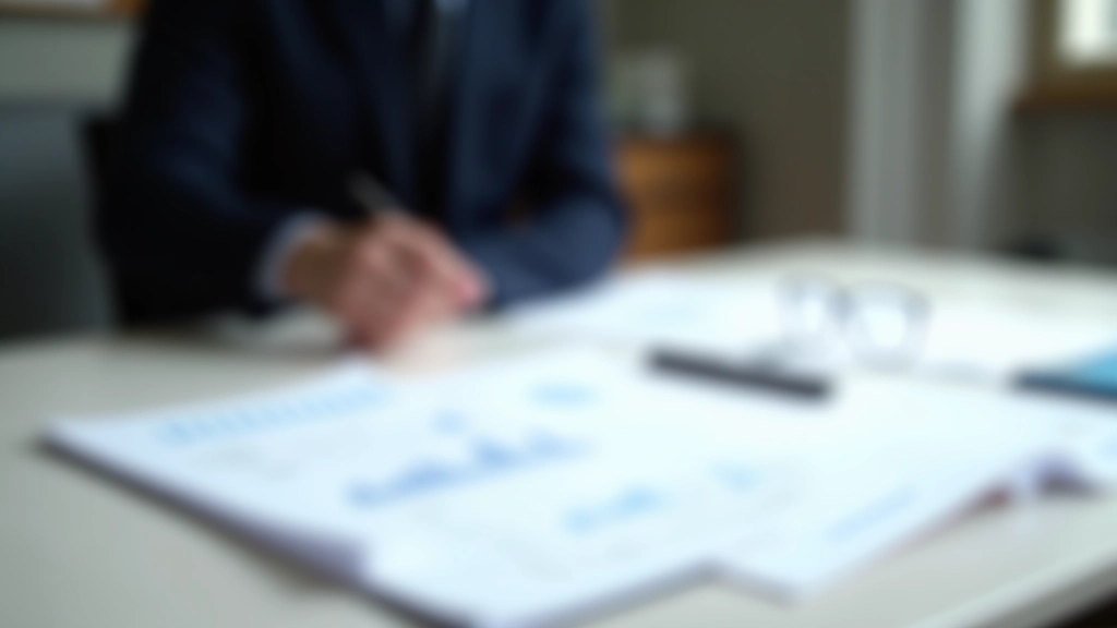 Bureau de travail avec documents d'investissement, montrant différentes stratégies de placement face à l'inflation